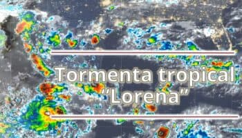 Se forma la tormenta tropical Lorena frente a las costas de Colima