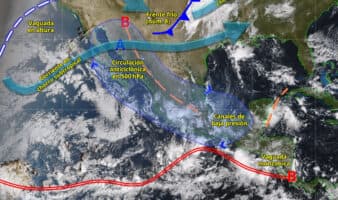 Conagua alerta por lluvias intensas en al menos cinco estados