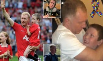 Paul Scholes, leyenda del ManU, prioriza el cuidado de su hijo con autismo | Video