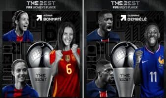 FIFA The Best: Ganan Dembelé y Bonmatí el premio a Mejor Jugador del Año | Video