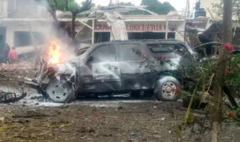 Explosión de coche bomba en Coahuayana fue activada a distancia: Fiscalía de Michoacán