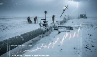 Tormenta invernal causaría 'interrupciones' en entrega de gas natural en México, advierte CFE