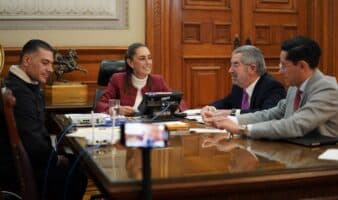 Queda descartada acción militar en México, afirma Sheinbaum tras llamada con Trump