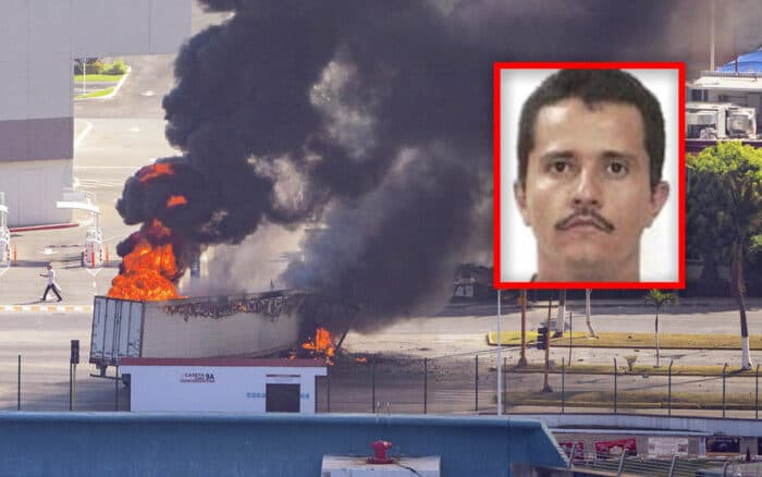 Aristegui en Vivo: Caída de 'El Mencho' desata violencia y suspensión de actividades; 252 bloqueos en 20 estados (23/02/2026)