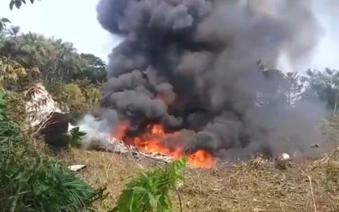 Colombia | Avión militar Hércules que transportaba soldados se accidenta