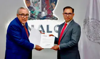Rocha Moya nombra al general Sinuhé Téllez como secretario de Seguridad a propuesta de Trevilla