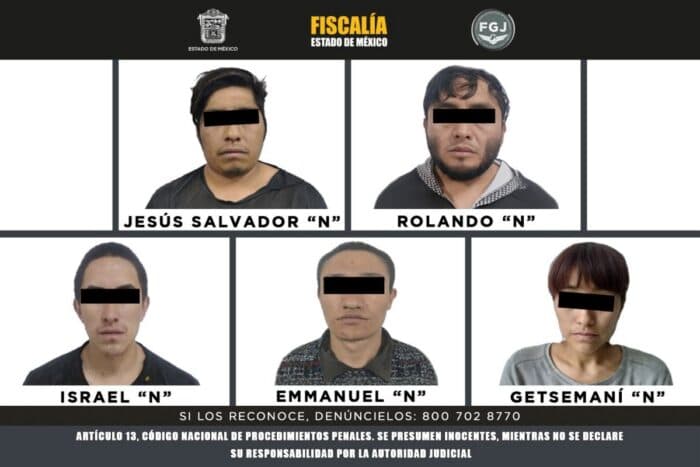 Edomex | Vinculan a proceso a cinco por secuestro de seis personas en Amanalco