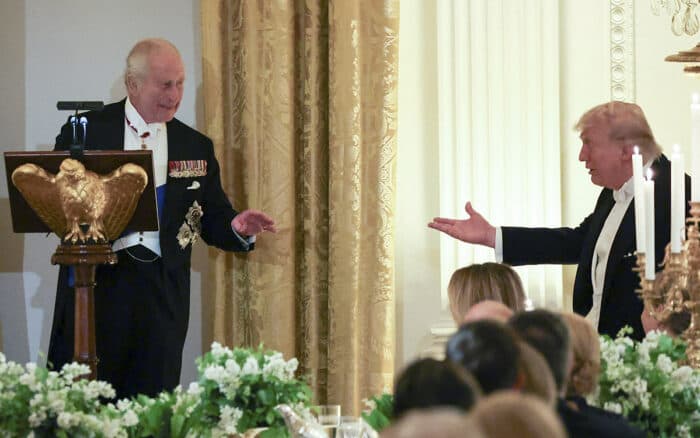 Carlos III a Trump: 'Sin nosotros, ustedes hablarían francés'; bromas y mensajes diplomáticos