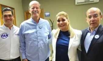 Fox y Calderón respaldan a María Eugenia Campos; 'el final del régimen inicia en Chihuahua', dice la gobernadora