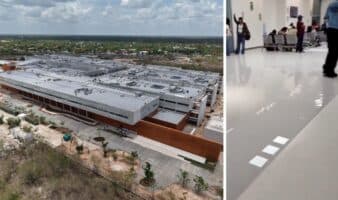 IMSS niega inundación en el recién inaugurado hospital de Yucatán