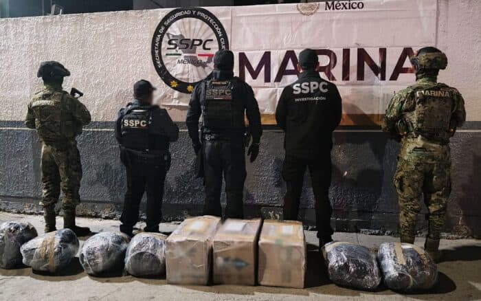 Marina y SSPC incautan 150 kilos de metanfetaminas en Tijuana; grupo criminal perdió 38 mdp