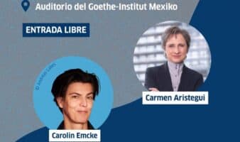 Carolin Emcke y Carmen Aristegui dialogan sobre democracia en el Goethe-Institut