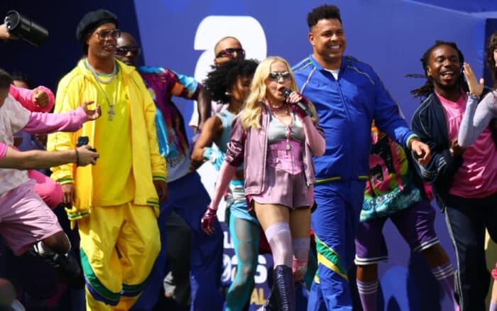 Madonna, Shakira, Justin Bieber y BTS encienden el show de medio de tiempo de la final del Mundial