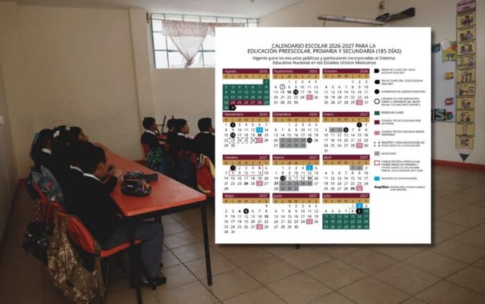 ¿Cuándo habrá vacaciones y puentes? Estas son las fechas del calendario SEP 2026-2027