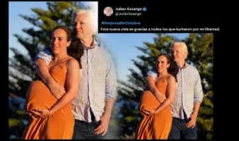 Julian Assange, fundador de WikiLeaks, será padre por cuarta vez a los 55 años