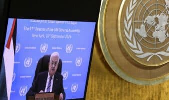 Israel amenaza 'la existencia' del pueblo palestino: advierte presidente de Palestina ante la ONU