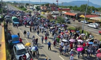 Con paro, bloqueos y marchas, Sección 22 de la CNTE en Oaxaca exige investigar presuntas plazas irregulares